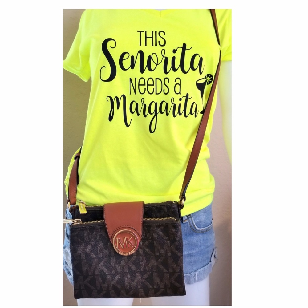 Michael Kors  Signature Brown  Crossbody Bag - Picture 6 of 6